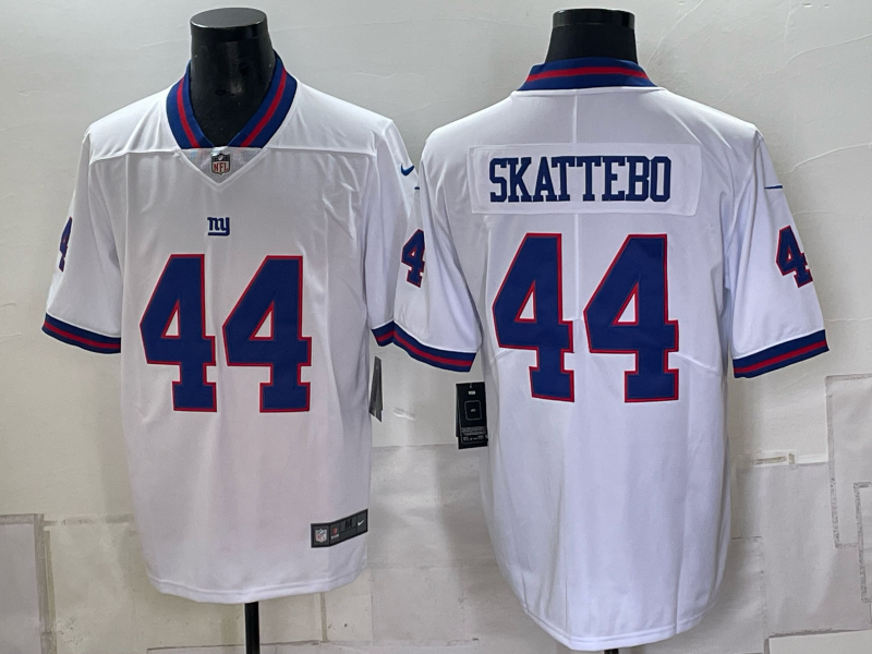 Men New York Giants #44 Skattebo white Nike 2026 NFL Game Jersey 0931002